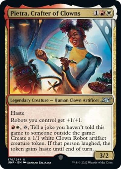 Pietra Crafter of Clowns Unfinity Magic card
