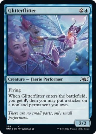 Glitterflitter Galaxy Foil Unfinity Magic card
