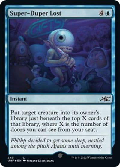 Super Duper Lost Galaxy Foil Unfinity Magic card