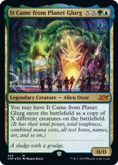 It Came from Planet Glurg Galaxy Foil Unfinity Magic card