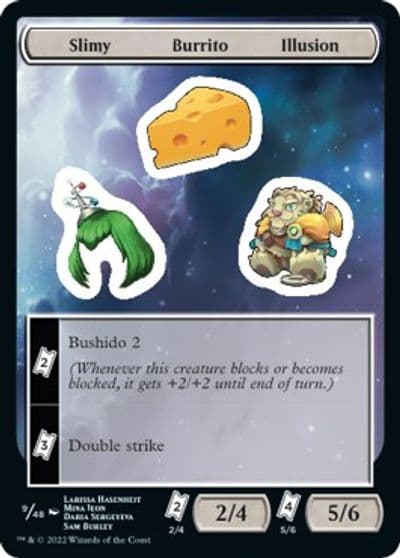 Slimy Burrito Illusion Unfinity Magic card