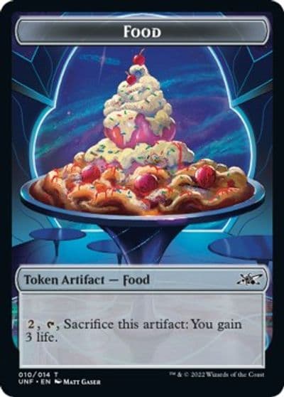 Food Token 010 Unfinity Magic card