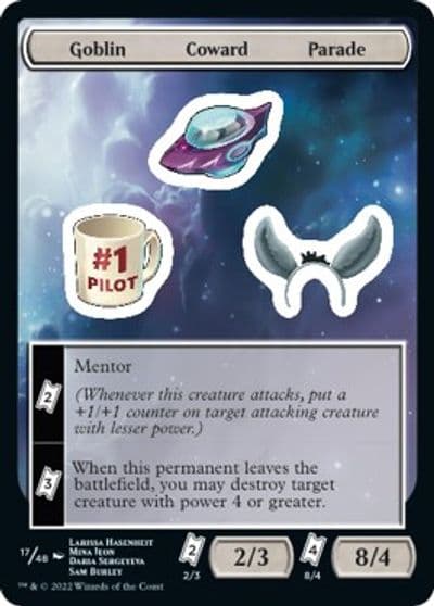 Goblin Coward Parade Unfinity Magic card