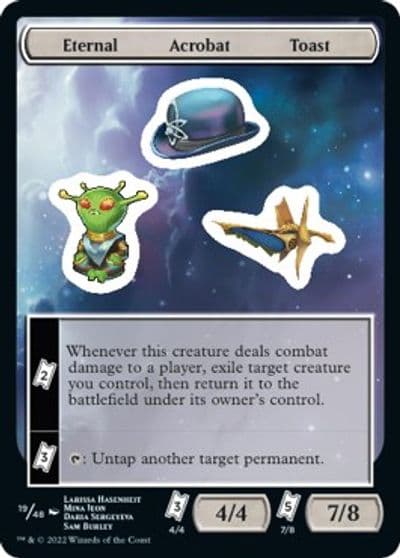 Eternal Acrobat Toast Unfinity Magic card