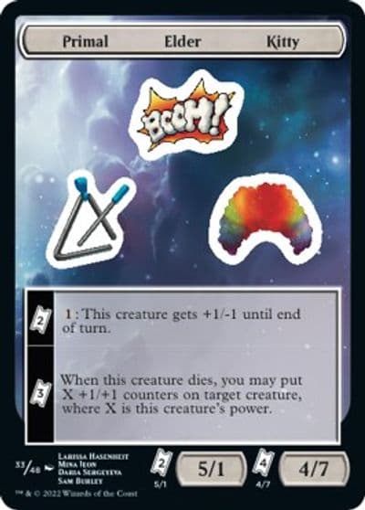 Primal Elder Kitty Unfinity Magic card