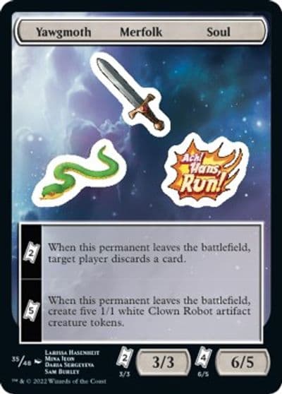 Yawgmoth Merfolk Soul Unfinity Magic card