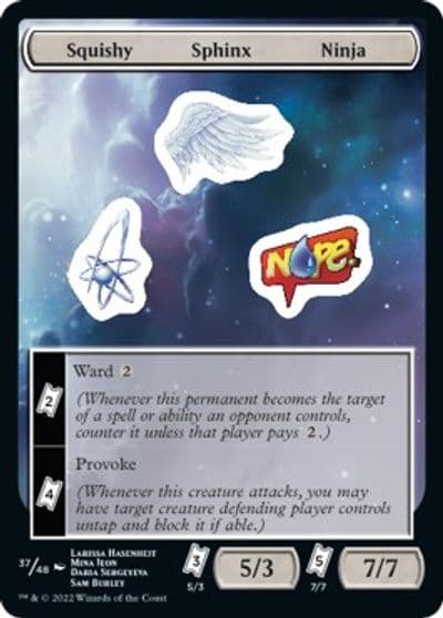 Squishy Sphinx Ninja Unfinity Magic card