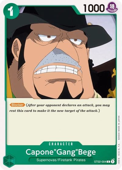 CaponeGangBege Starter Deck 2: Worst Generation One Piece card