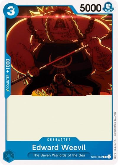 Edward Weevil Starter Deck 3: The Seven Warlords of The Sea One Piece card