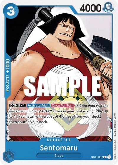 Sentomaru Starter Deck 3: The Seven Warlords of The Sea One Piece card
