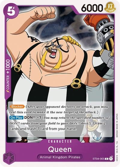 Queen Starter Deck 4: Animal Kingdom Pirates One Piece card