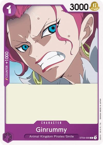 Ginrummy Starter Deck 4: Animal Kingdom Pirates One Piece card