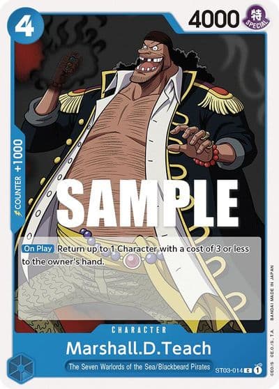 MarshallDTeach Starter Deck 3: The Seven Warlords of The Sea One Piece card