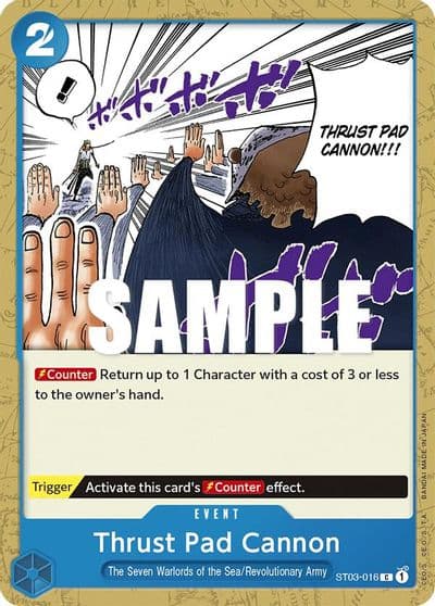 Thrust Pad Cannon Starter Deck 3: The Seven Warlords of The Sea One Piece card