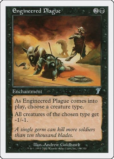 Engineered Plague 7th Edition Magic card