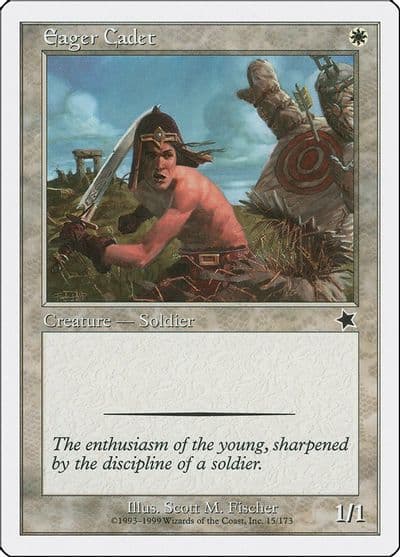 Eager Cadet Starter 1999 Magic card