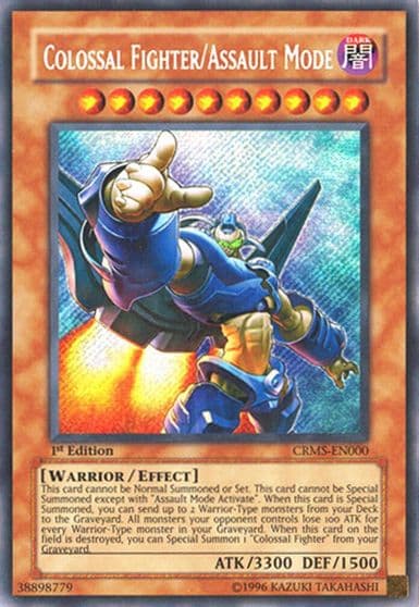 Colossal Fighter Assault Mode Crimson Crisis Yu-Gi-Oh! card