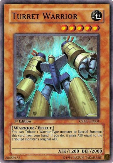Turret Warrior Crimson Crisis Yu-Gi-Oh! card