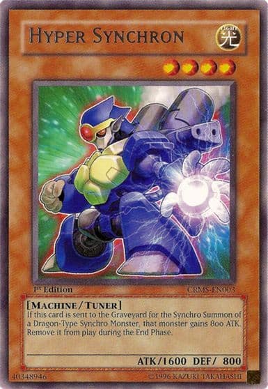 Hyper Synchron Crimson Crisis Yu-Gi-Oh! card