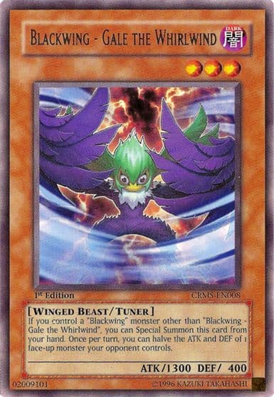 Blackwing Gale the Whirlwind Crimson Crisis Yu-Gi-Oh! card