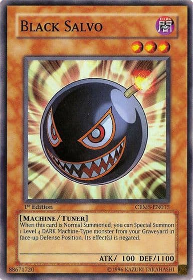 Black Salvo Crimson Crisis Yu-Gi-Oh! card