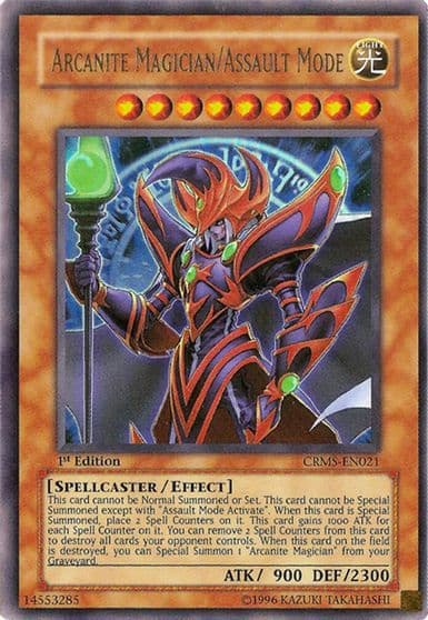 Arcanite Magician Assault Mode Crimson Crisis Yu-Gi-Oh! card