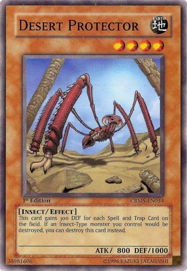 Desert Protector Crimson Crisis Yu-Gi-Oh! card