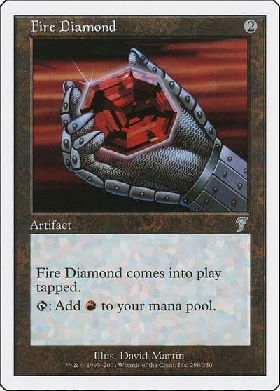 Fire Diamond 7th Edition Magic card