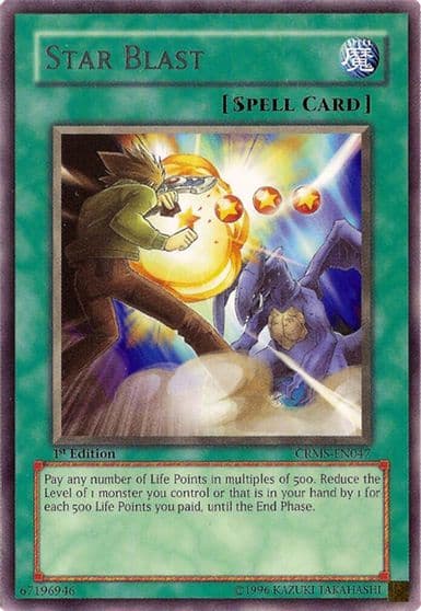 Star Blast Crimson Crisis Yu-Gi-Oh! card