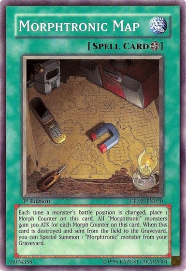 Morphtronic Map Crimson Crisis Yu-Gi-Oh! card