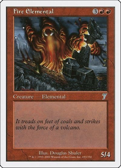 Fire Elemental 7th Edition Magic card