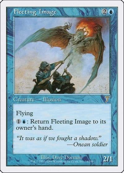 Fleeting Image 7th Edition Magic card