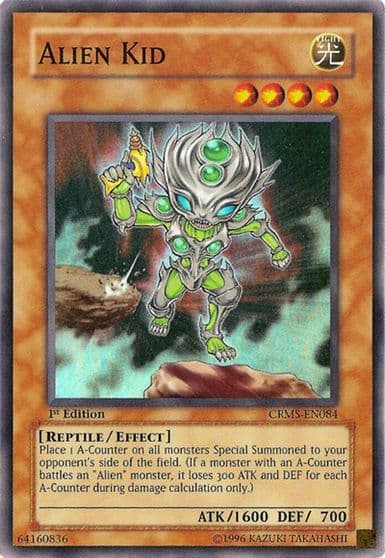 Alien Kid Crimson Crisis Yu-Gi-Oh! card