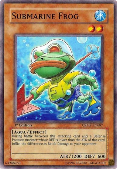 Submarine Frog Crimson Crisis Yu-Gi-Oh! card