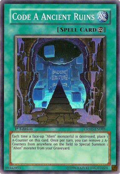 Code A Ancient Ruins Crimson Crisis Yu-Gi-Oh! card