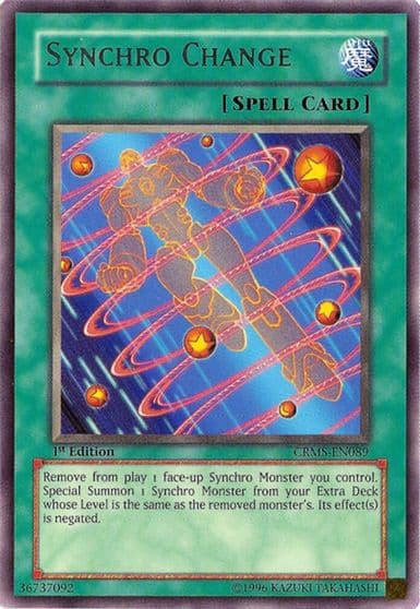 Synchro Change Crimson Crisis Yu-Gi-Oh! card