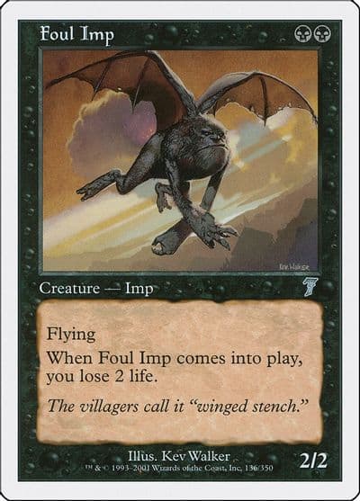 Foul Imp 7th Edition Magic card