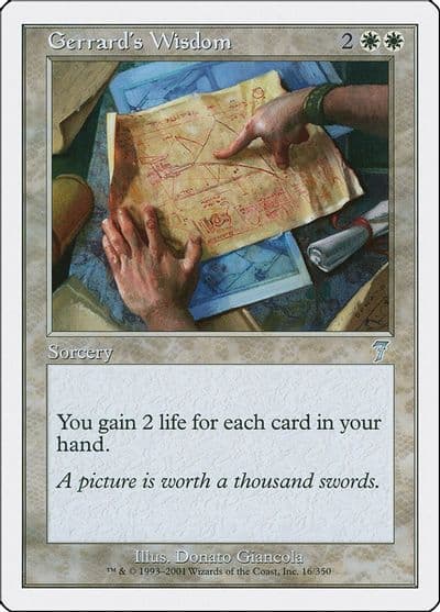 Gerrards Wisdom 7th Edition Magic card
