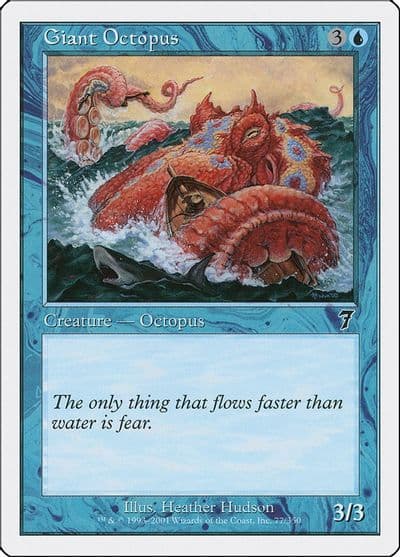 Giant Octopus 7th Edition Magic card