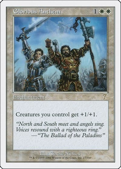 Glorious Anthem 7th Edition Magic card