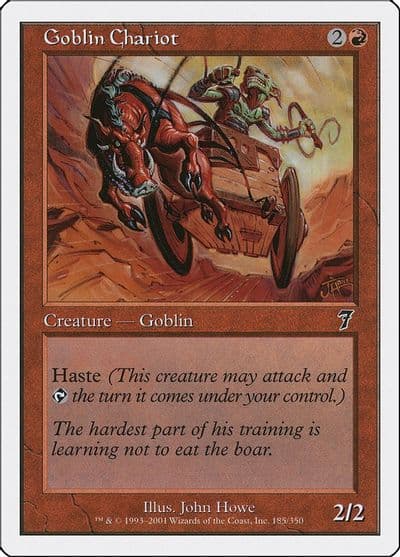 Goblin Chariot 7th Edition Magic card