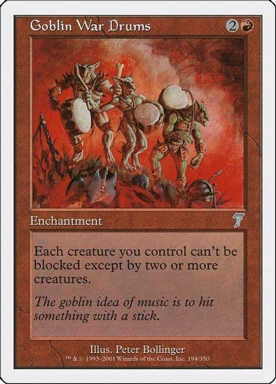 Goblin War Drums 7th Edition Magic card