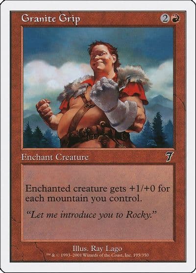 Granite Grip 7th Edition Magic card