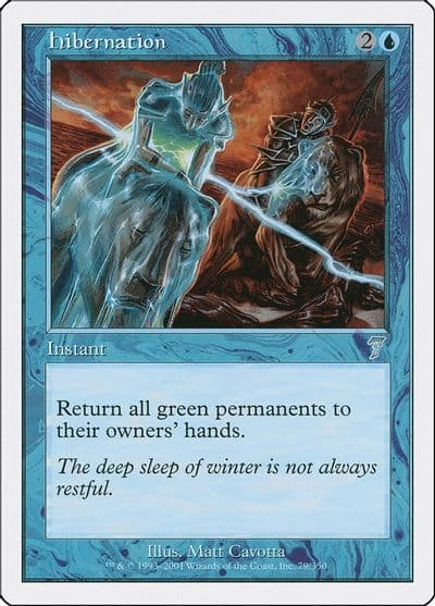 Hibernation 7th Edition Magic card