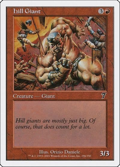 Hill Giant 7th Edition Magic card