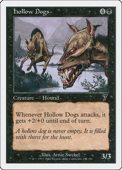 Hollow Dogs 7th Edition Magic card