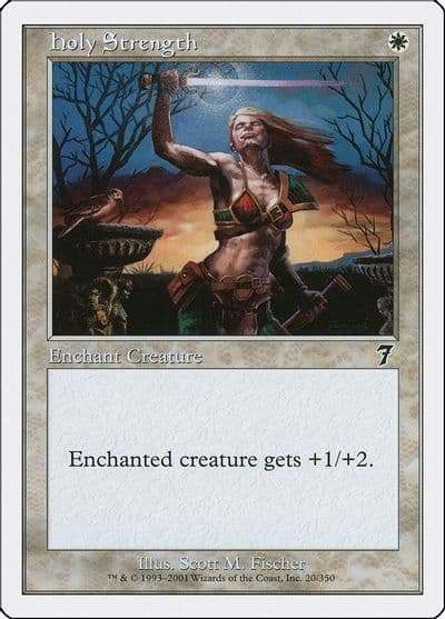 Holy Strength 7th Edition Magic card