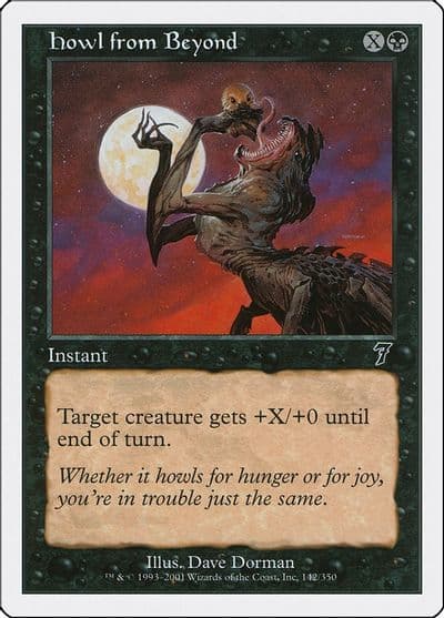 Howl from Beyond 7th Edition Magic card