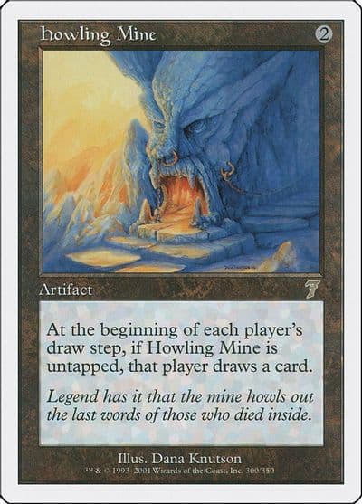 Howling Mine 7th Edition Magic card