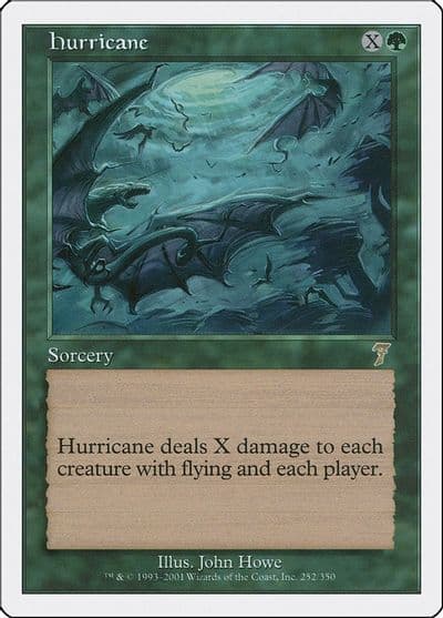 Hurricane 7th Edition Magic card